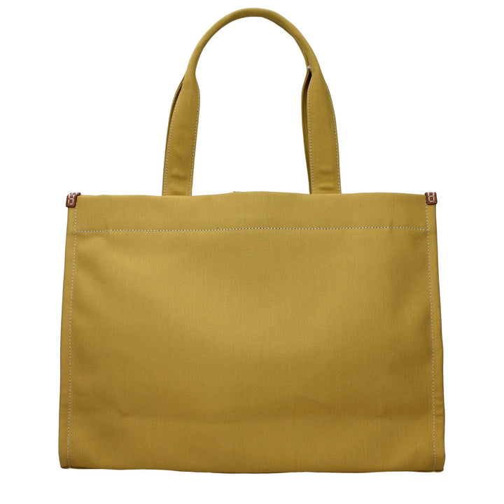 Yellow Fabric Shoulder Bag Tory Burch