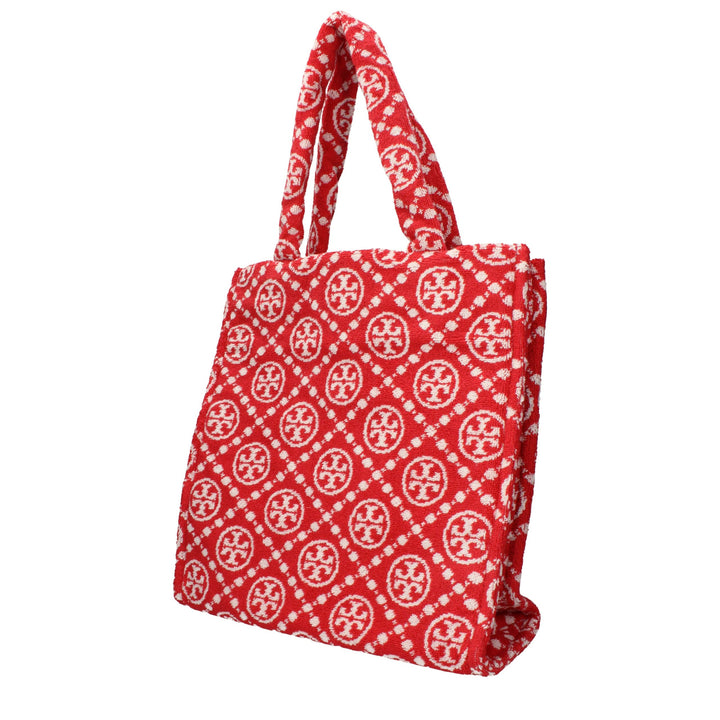 Red Cotton-Like Shoulder Bag Tory Burch