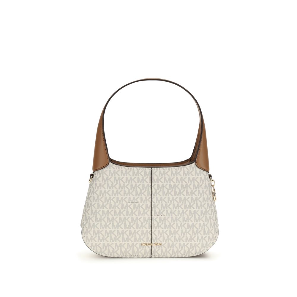 Beige Cotton Shoulder Bag Michael Kors