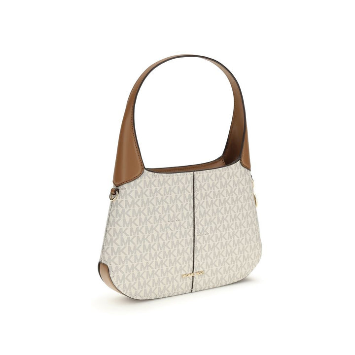 Beige Cotton Shoulder Bag Michael Kors
