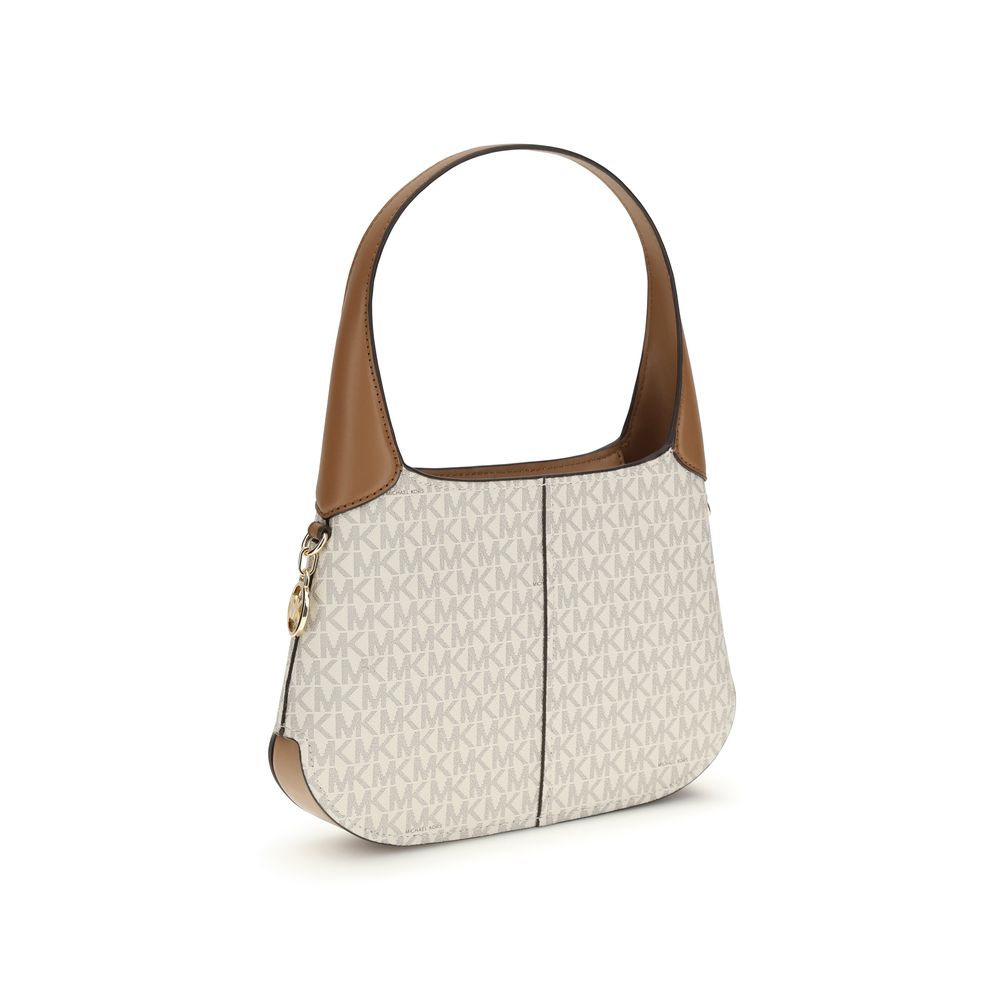 Beige Cotton Shoulder Bag Michael Kors