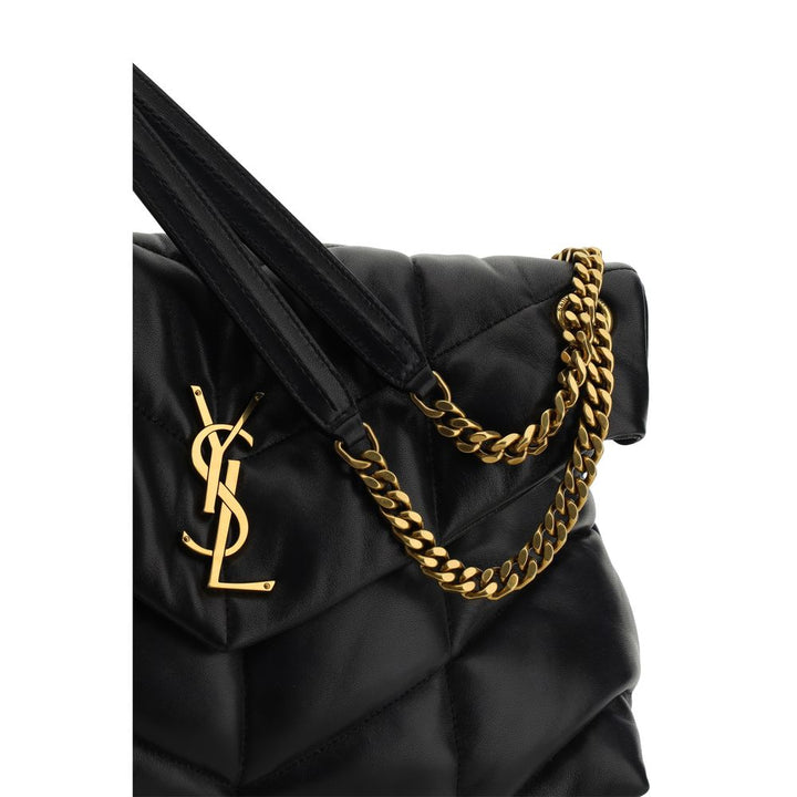 Black Lamb Leather Shoulder Bag Saint Laurent