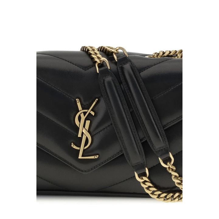 Black Lamb Ovis Aries Aries Shoulder Bag Saint Laurent