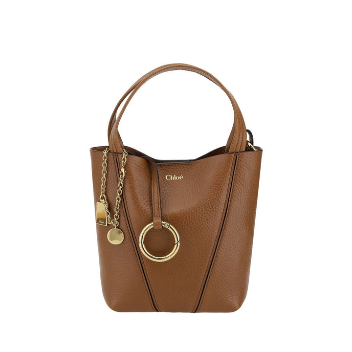 Brown Calf Leather Bos Taurus Shoulder Bag Chloé