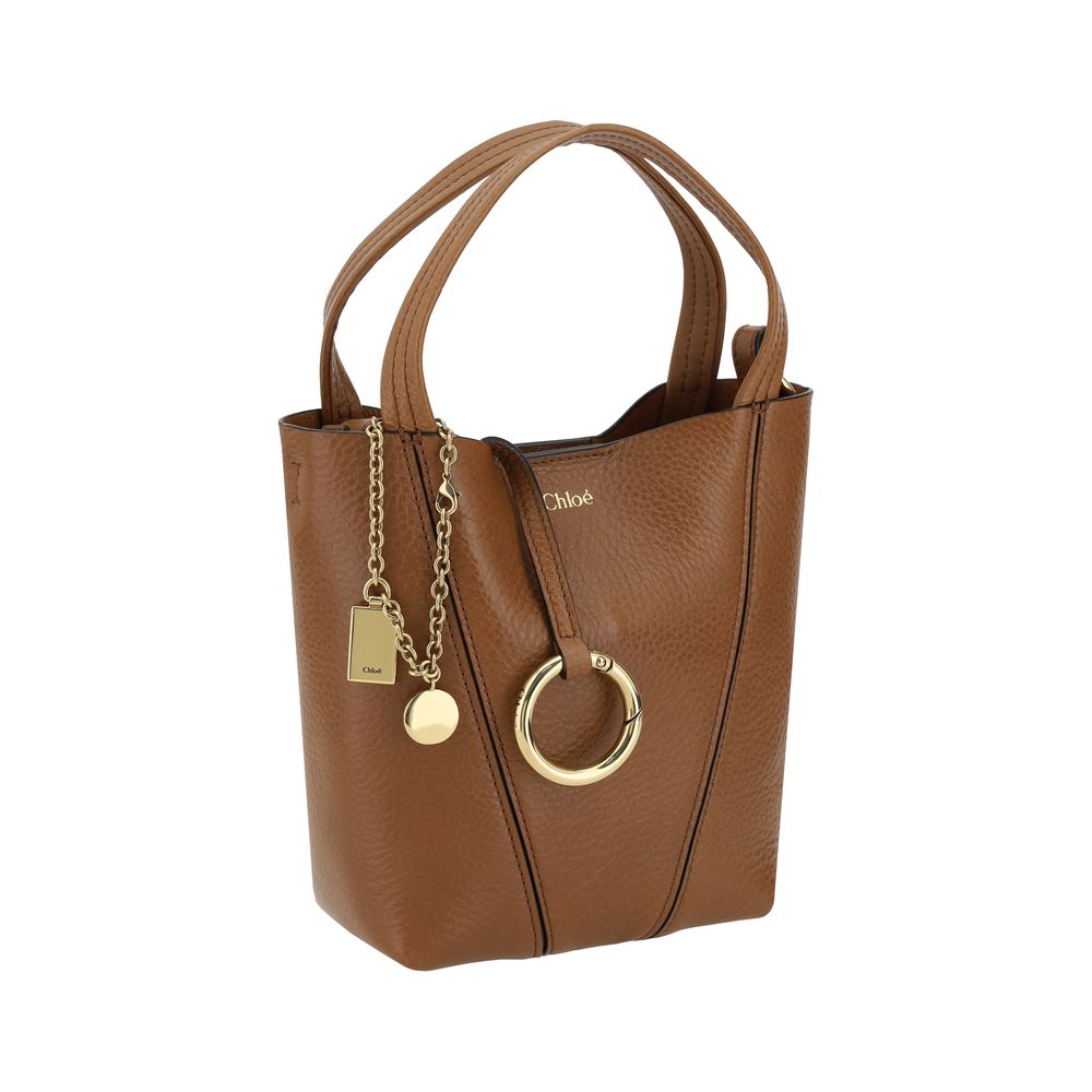 Brown Calf Leather Bos Taurus Shoulder Bag Chloé
