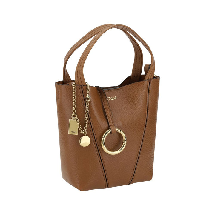 Brown Calf Leather Bos Taurus Shoulder Bag Chloé
