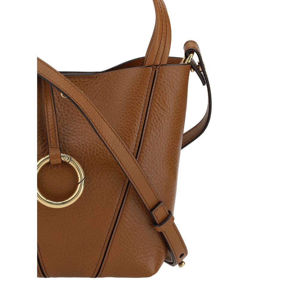 Brown Calf Leather Bos Taurus Shoulder Bag Chloé