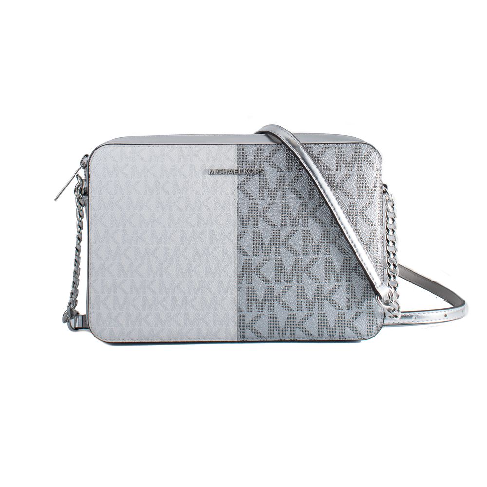 Gray Canvas Crossbody Bag Michael Kors