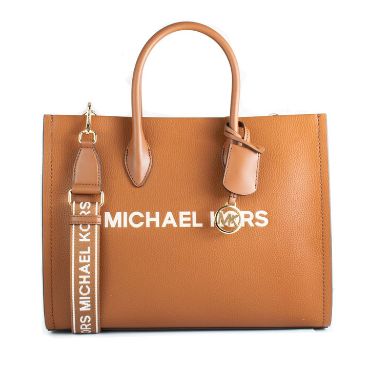 Brown Leather Shoulder Bag Michael Kors