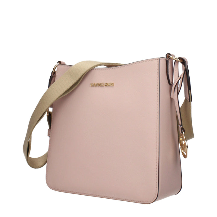 Pink Leather Shoulder Bag Michael Kors