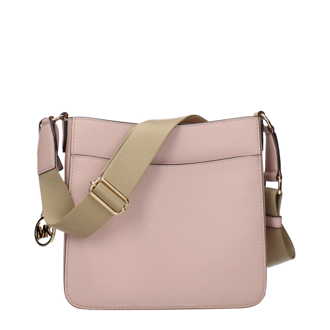 Pink Leather Shoulder Bag Michael Kors