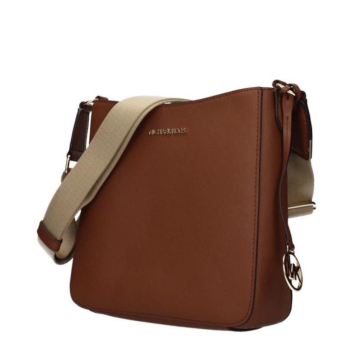 Brown Leather Shoulder Bag Michael Kors