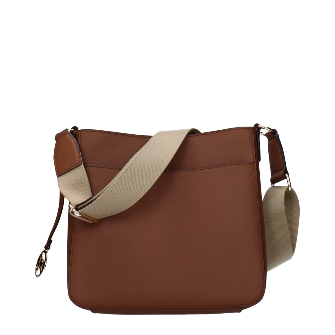 Brown Leather Shoulder Bag Michael Kors