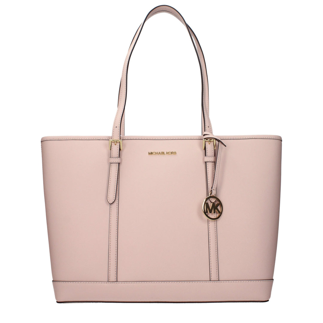 Pink Leather Shoulder Bag Michael Kors