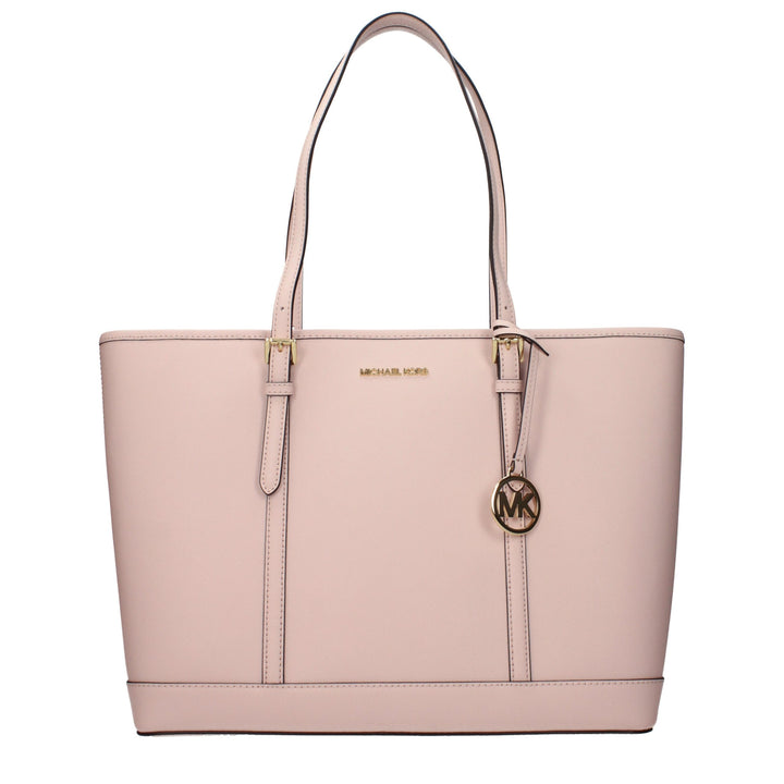 Pink Leather Shoulder Bag Michael Kors
