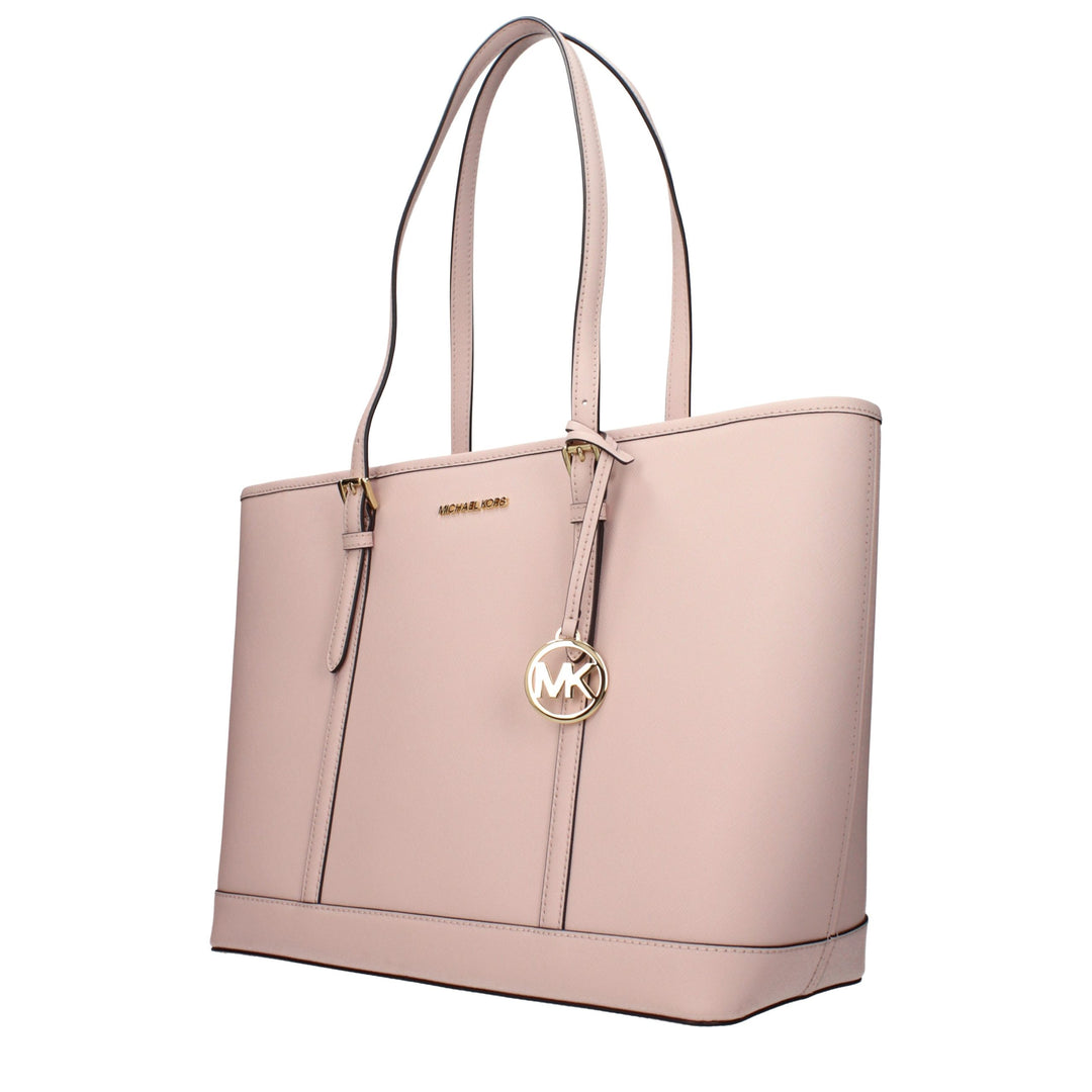 Pink Leather Shoulder Bag Michael Kors