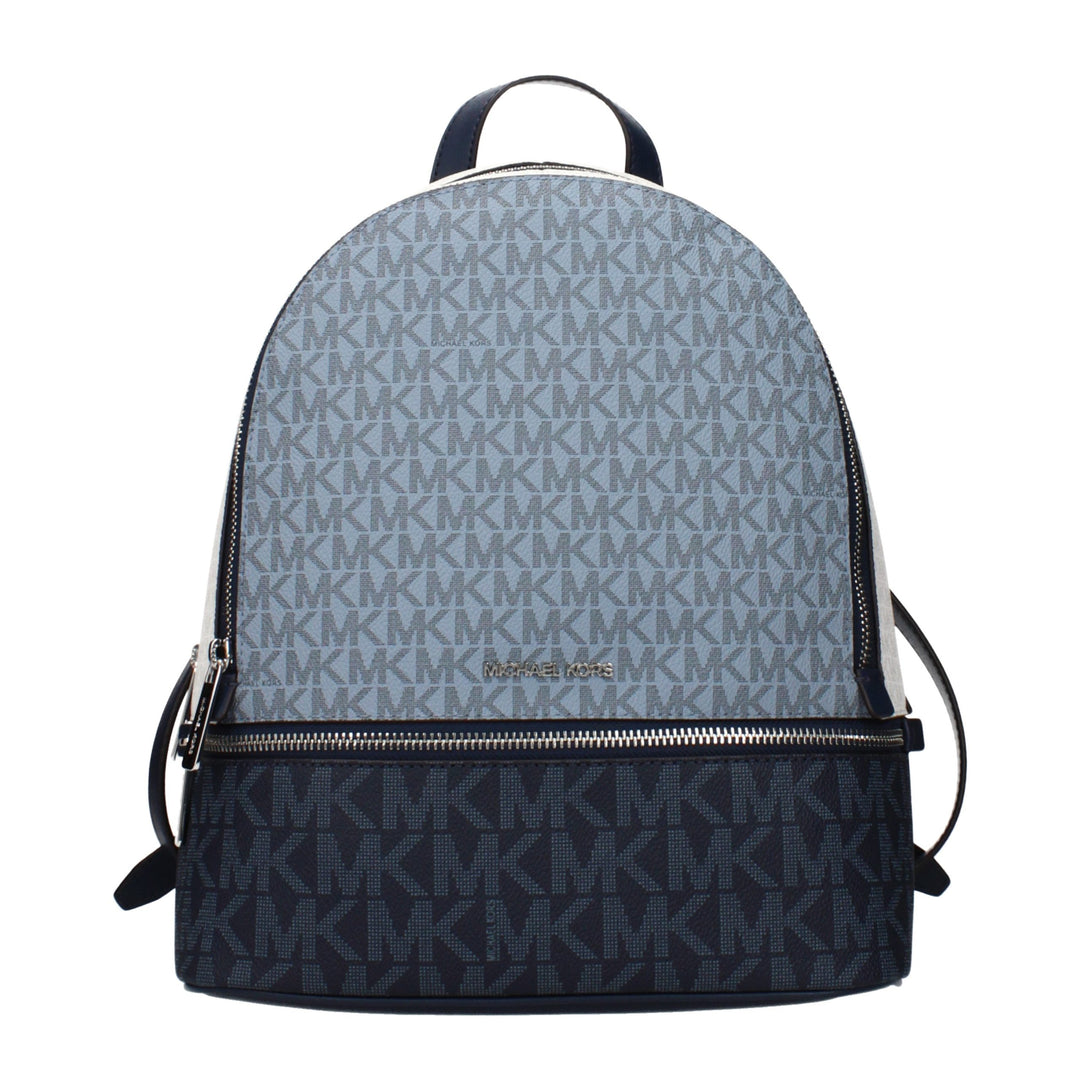 Blue Fabric Backpack Michael Kors