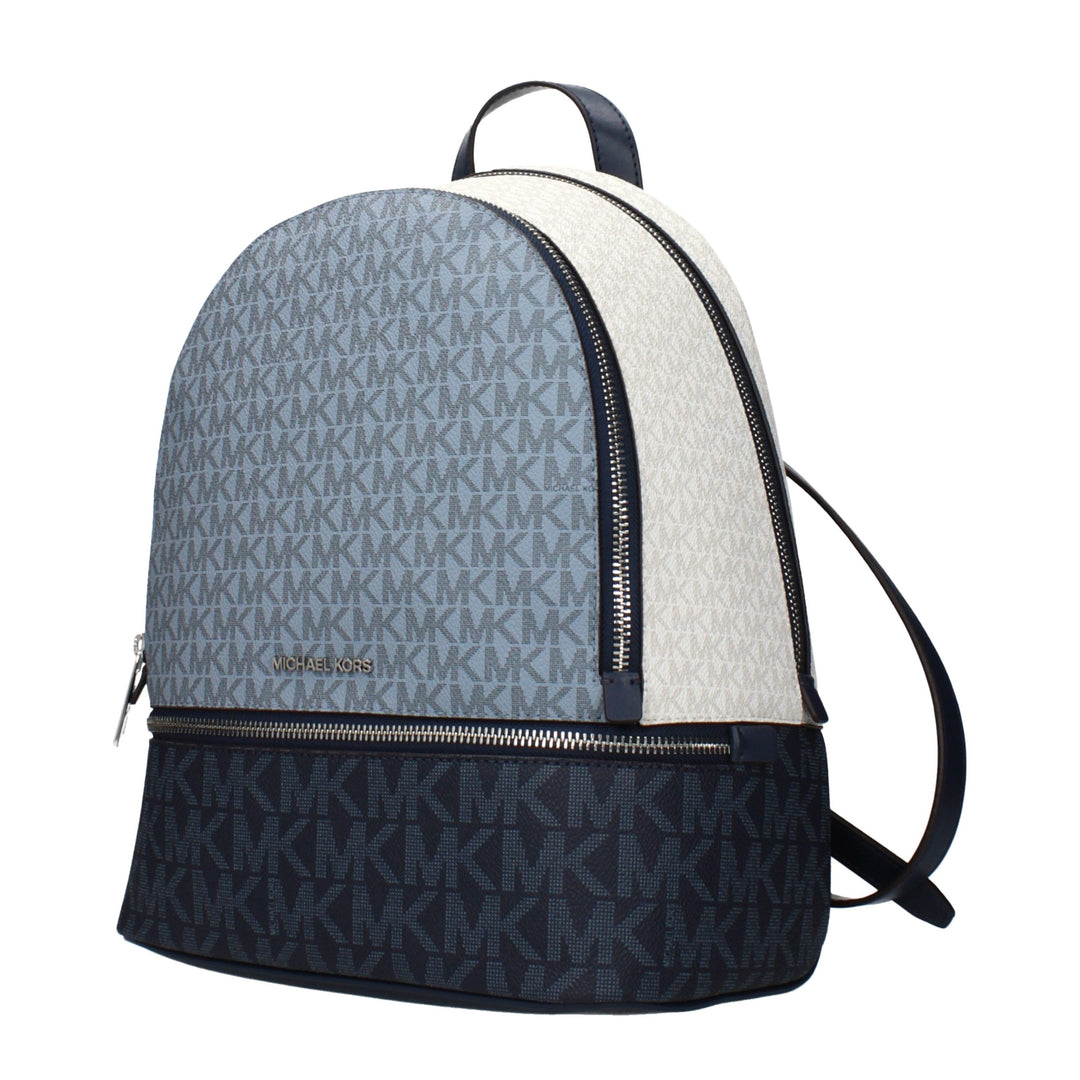 Blue Fabric Backpack Michael Kors