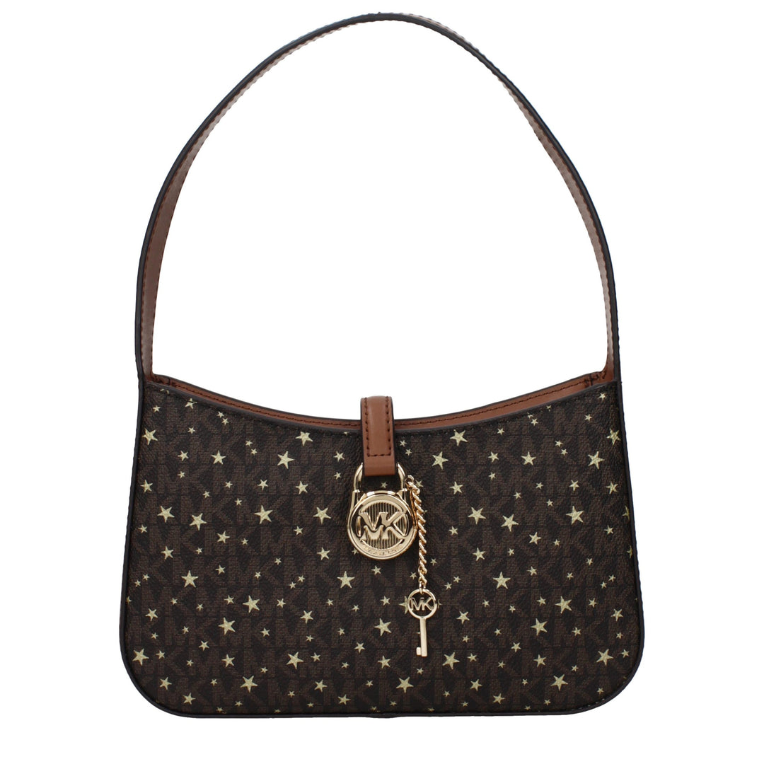 Brown Fabric Handbag Michael Kors