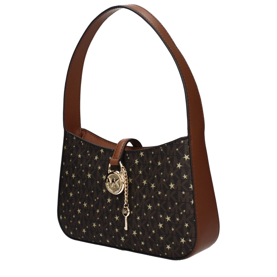 Brown Fabric Handbag Michael Kors