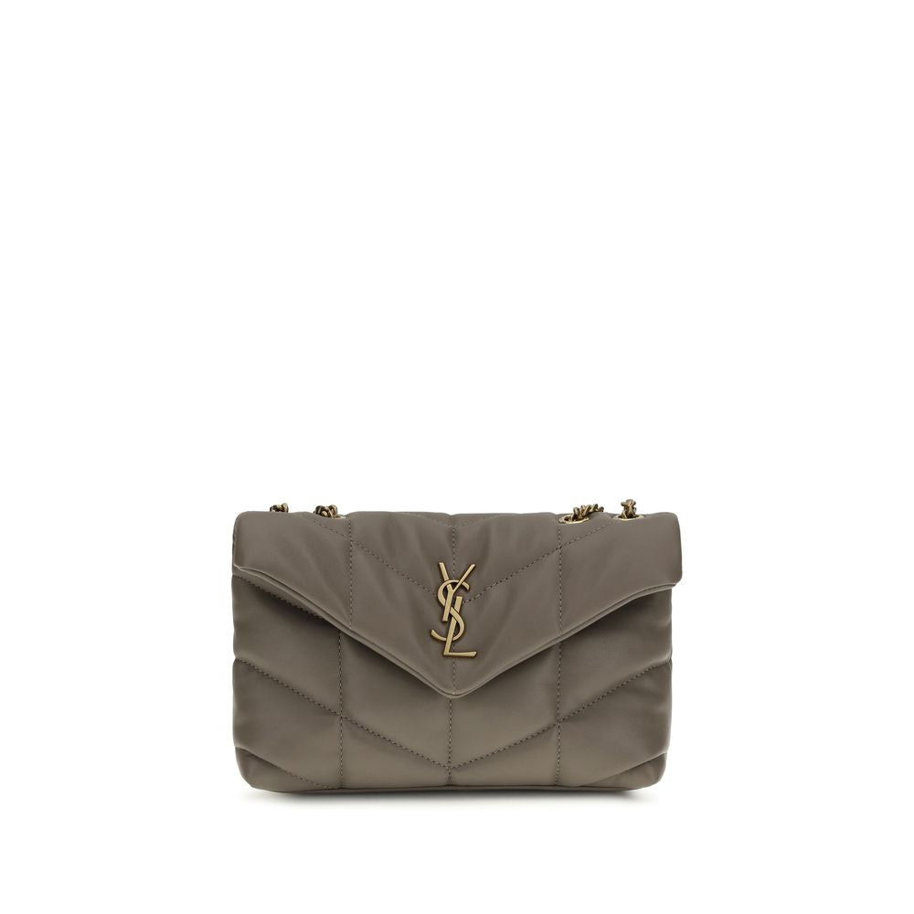 Gray Lamb Ovis Aries Aries Shoulder Bag Saint Laurent