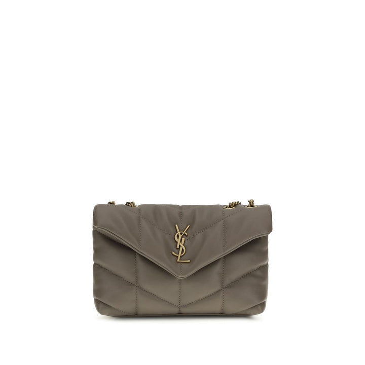 Gray Lamb Ovis Aries Aries Shoulder Bag Saint Laurent