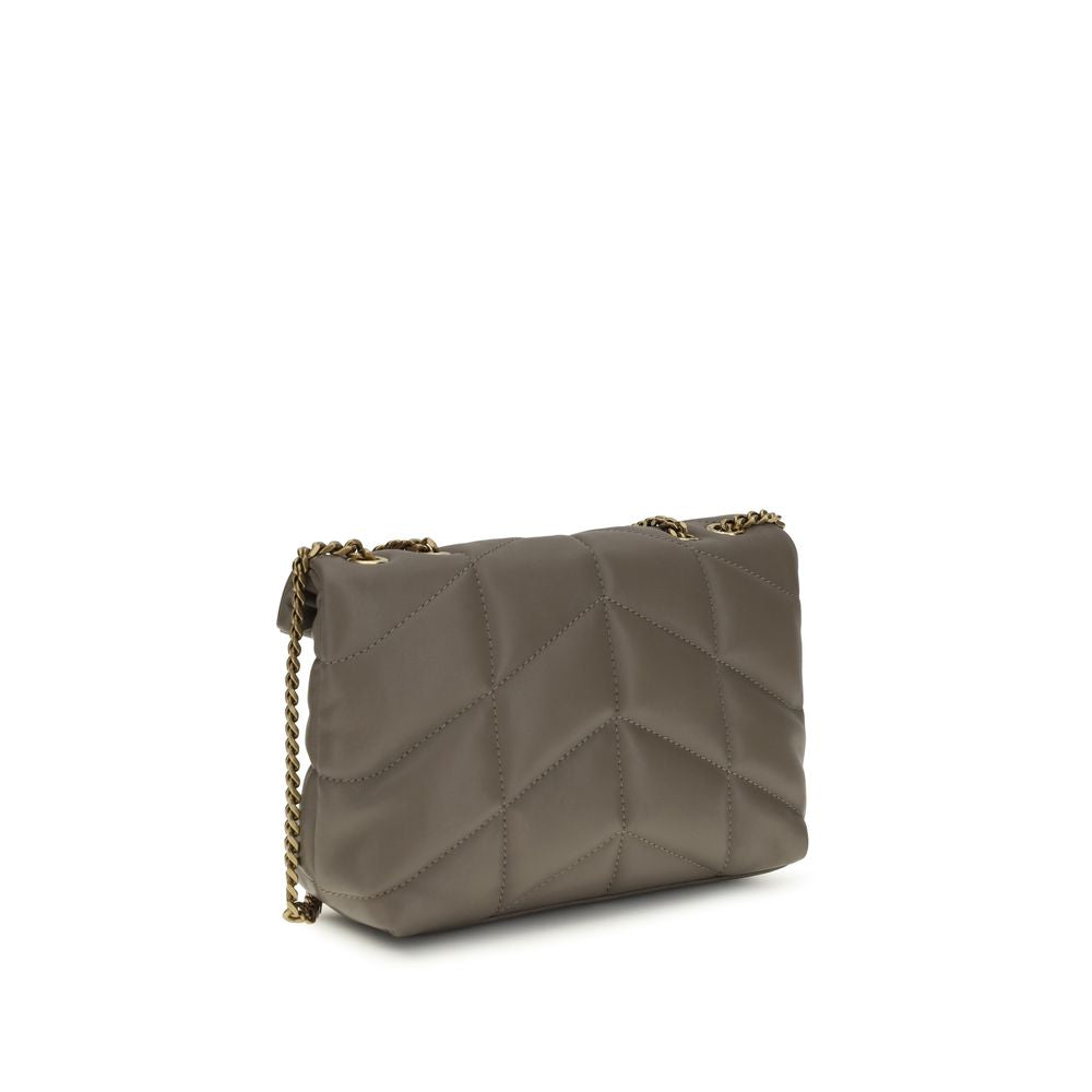Gray Lamb Ovis Aries Aries Shoulder Bag Saint Laurent
