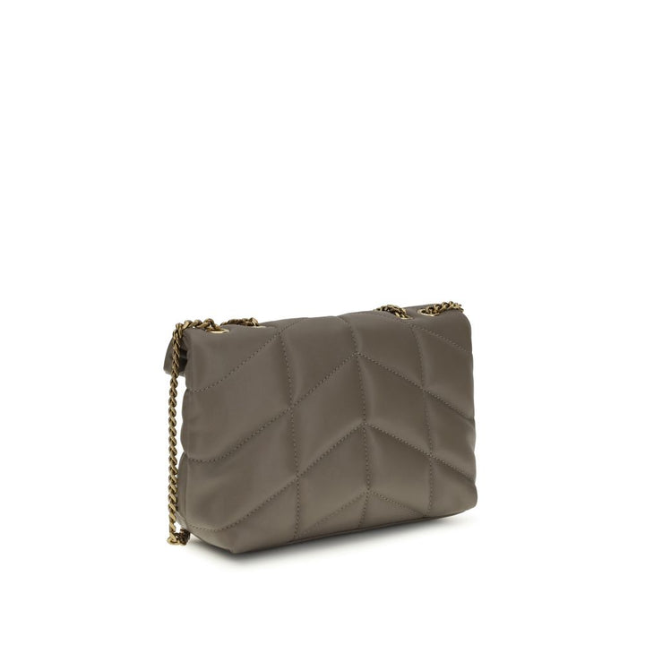 Gray Lamb Ovis Aries Aries Shoulder Bag Saint Laurent