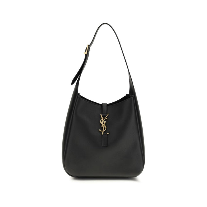 Black Calf Leather Bos Taurus Shoulder Bag Saint Laurent