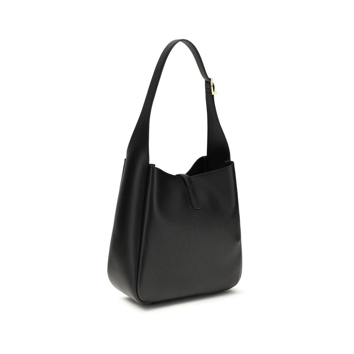 Black Calf Leather Bos Taurus Shoulder Bag Saint Laurent
