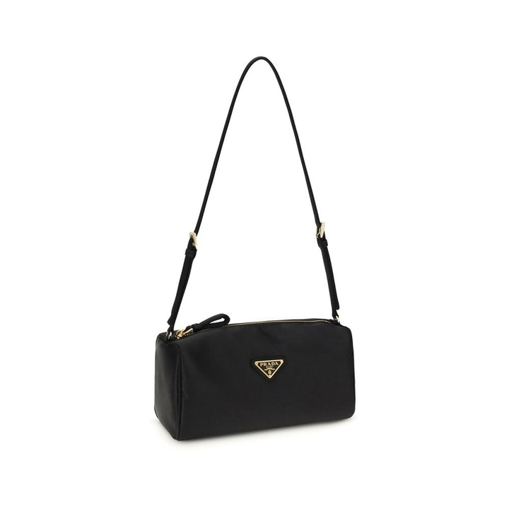 Black Silk Shoulder Bag Prada