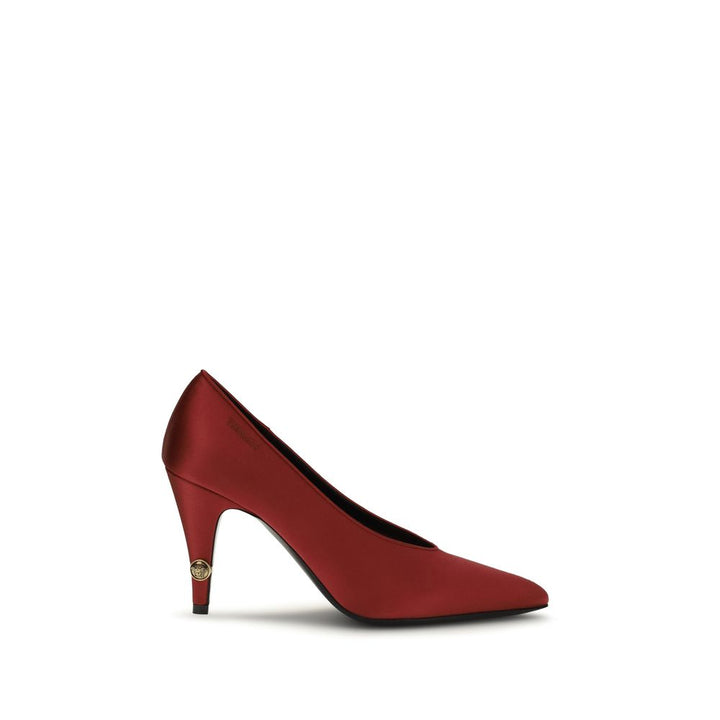 Multicolor Viscose High Heel Pumps Versace