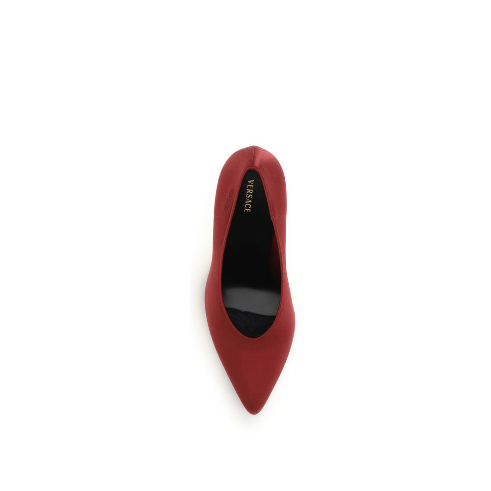 Multicolor Viscose High Heel Pumps Versace