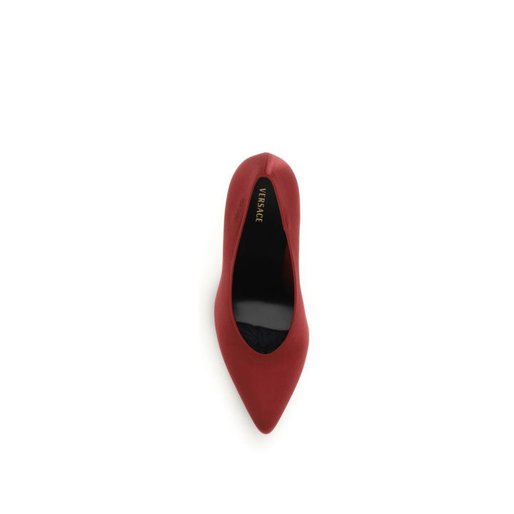 Multicolor Viscose High Heel Pumps Versace