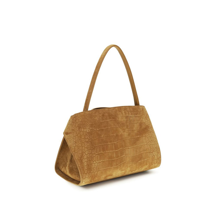 Beige Goatskin Shoulder Bag Ferragamo