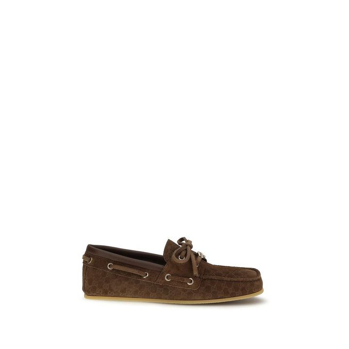 Brown Calf Leather Bos Taurus Slip-On Loafers Gucci