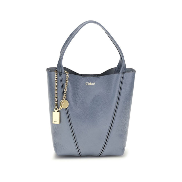 Blue Calf Leather Bos Taurus Shoulder Bag Chloé