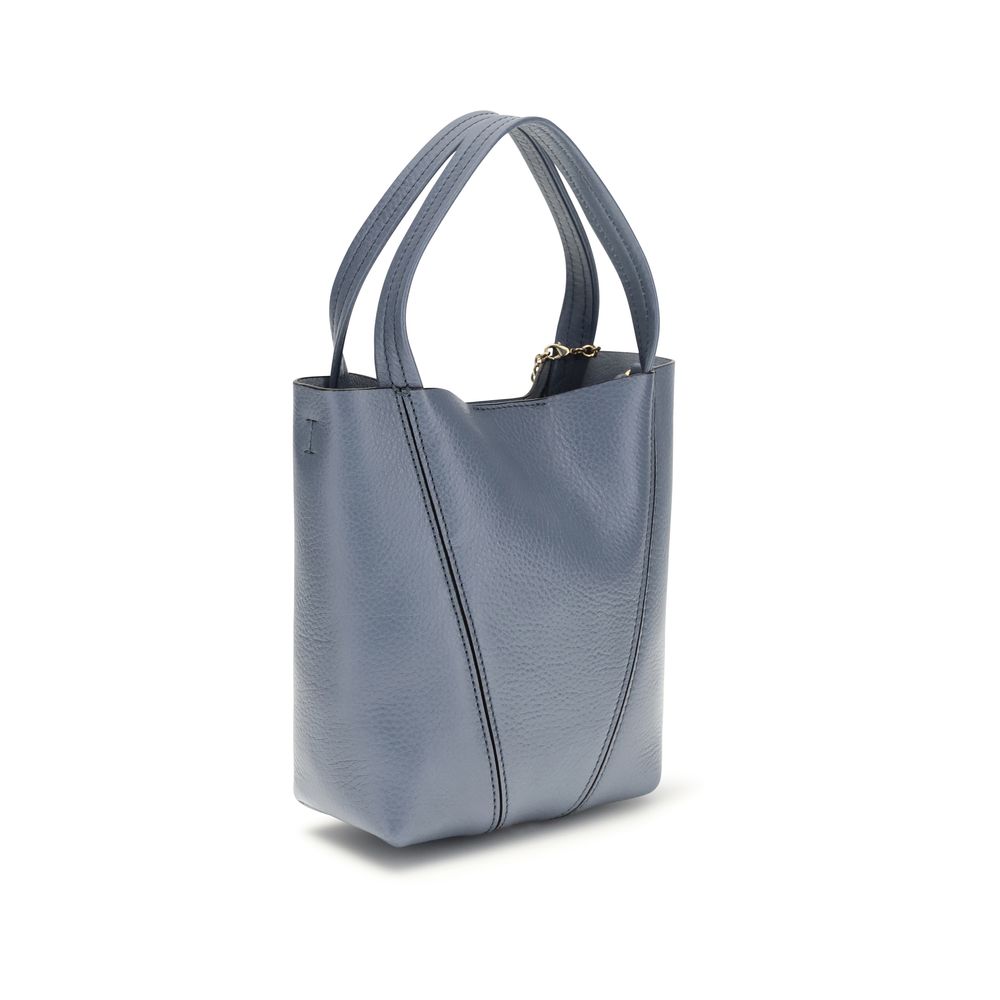 Blue Calf Leather Bos Taurus Shoulder Bag Chloé
