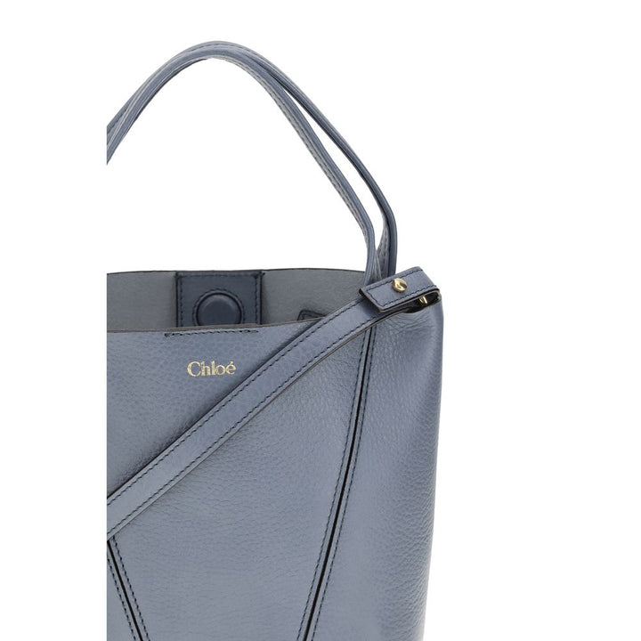 Blue Calf Leather Bos Taurus Shoulder Bag Chloé