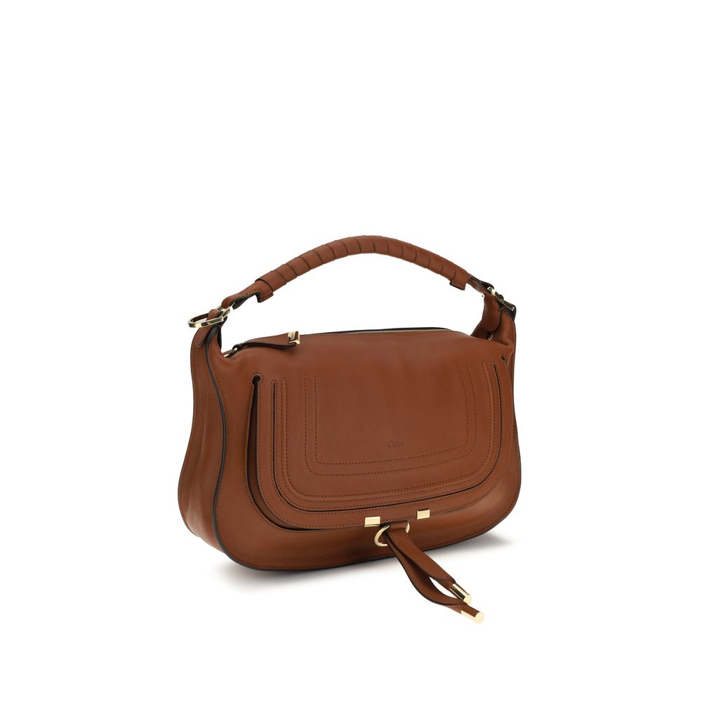 Brown Calf Leather Bos Taurus Shoulder Bag Chloé