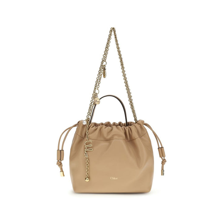 Beige Lamb Ovis Aries Aries Shoulder Bag Chloé