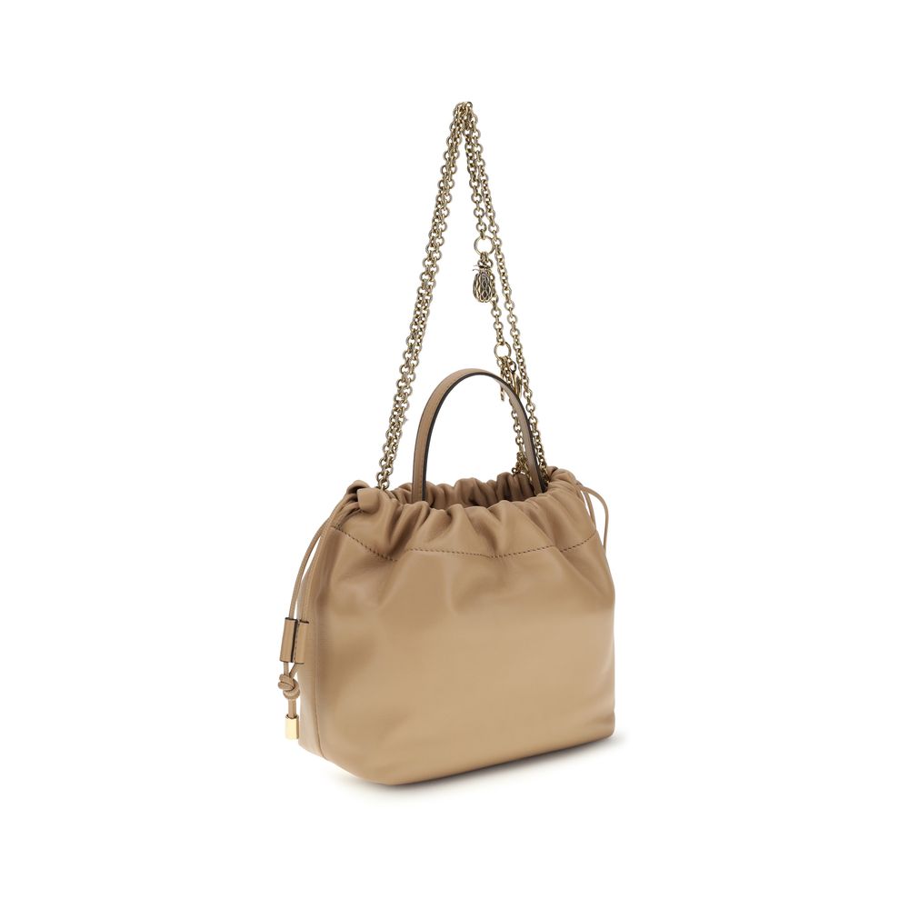 Beige Lamb Ovis Aries Aries Shoulder Bag Chloé