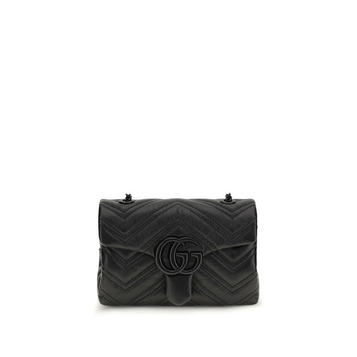 Black Calf Leather Bos Taurus Shoulder Bag Gucci