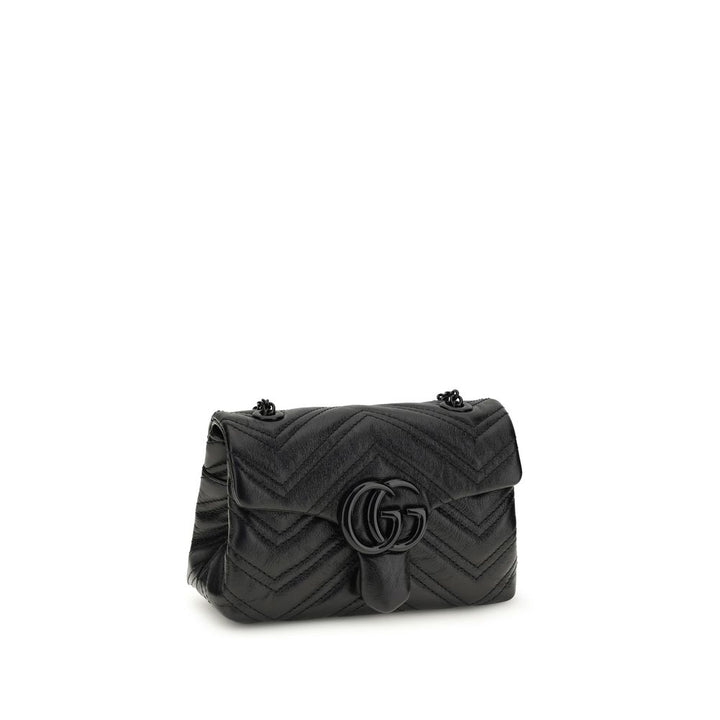 Black Calf Leather Bos Taurus Shoulder Bag Gucci