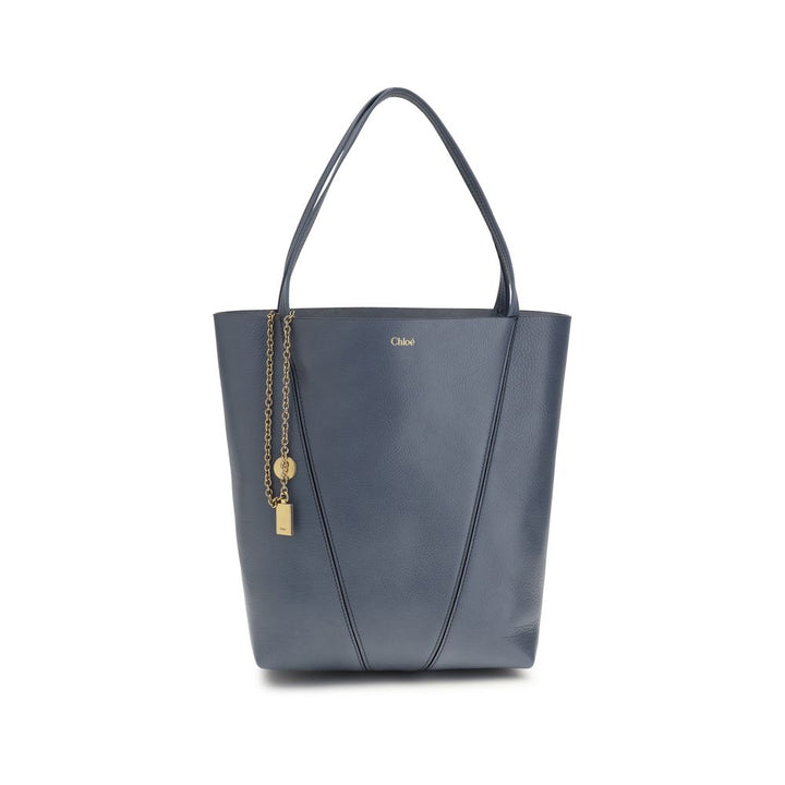 Blue Calf Leather Bos Taurus Shoulder Bag Chloé