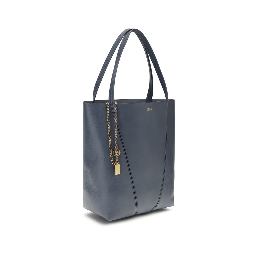 Blue Calf Leather Bos Taurus Shoulder Bag Chloé