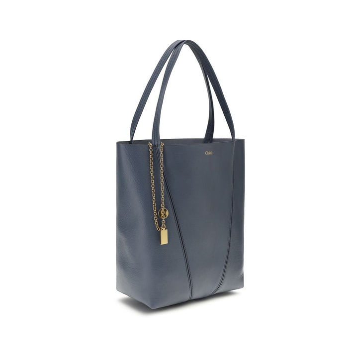 Blue Calf Leather Bos Taurus Shoulder Bag Chloé