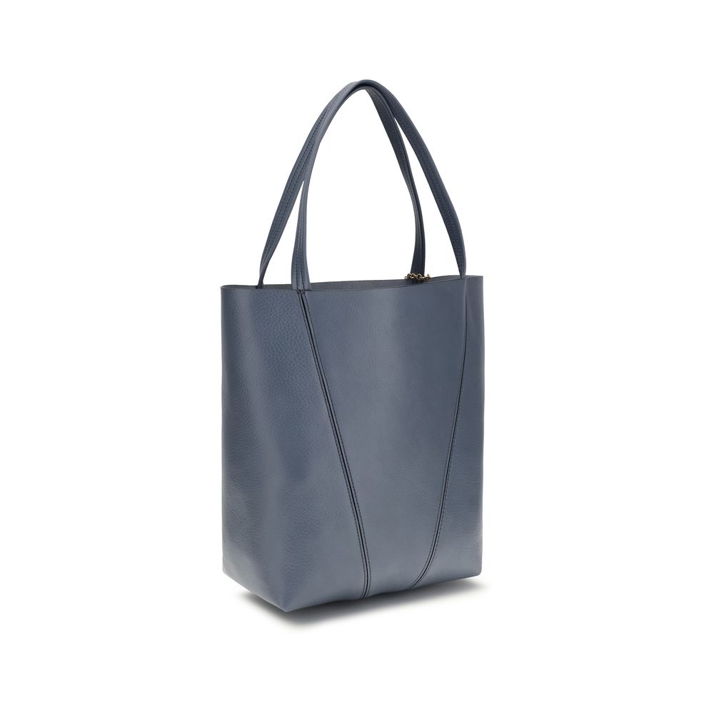 Blue Calf Leather Bos Taurus Shoulder Bag Chloé