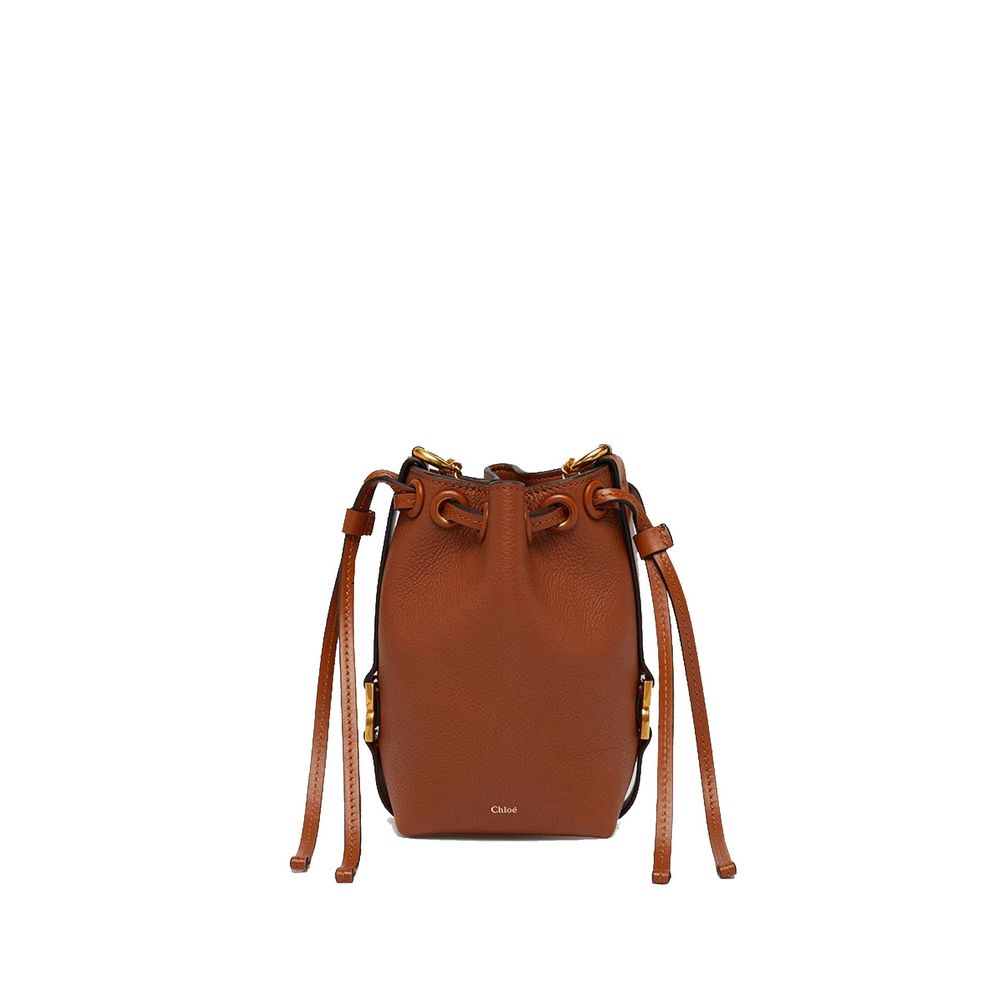 Brown Calfskin Backet Bag Chloé