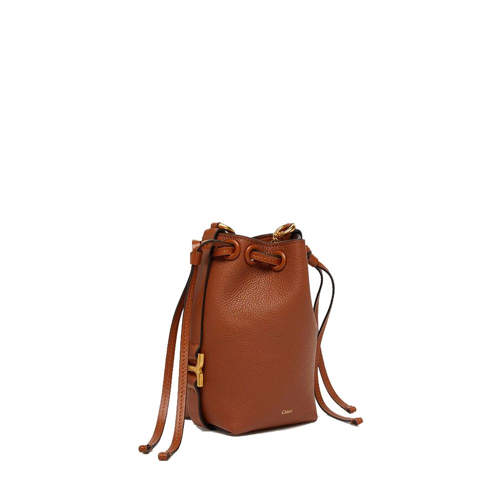 Brown Calfskin Backet Bag Chloé
